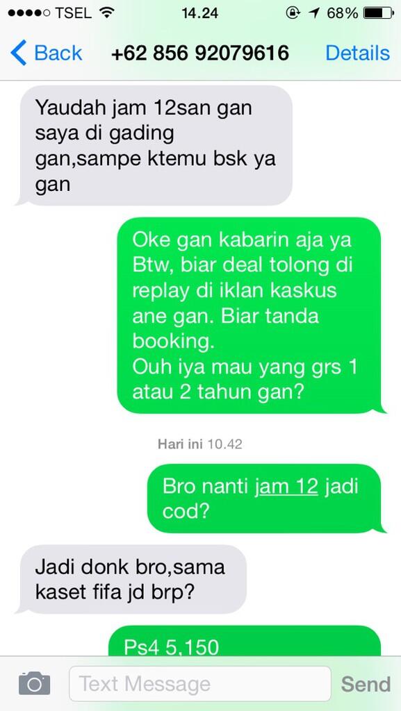 Buyer fake, waspada gan ketipu sama nomor hp +62 856 92079616