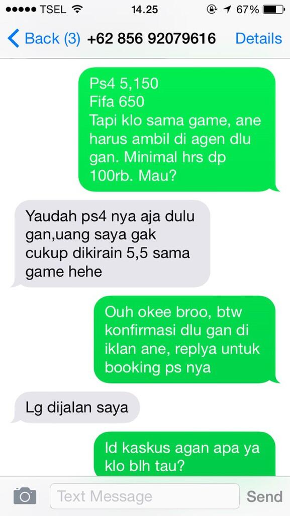 Buyer fake, waspada gan ketipu sama nomor hp +62 856 92079616