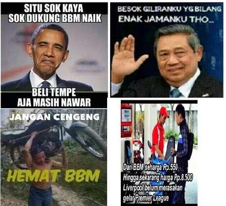 Meme comic &quot;BBM NAIK&quot;