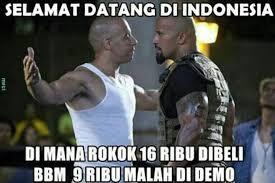 Meme comic &quot;BBM NAIK&quot;