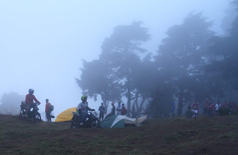 Ada motor sampai puncak? Payah