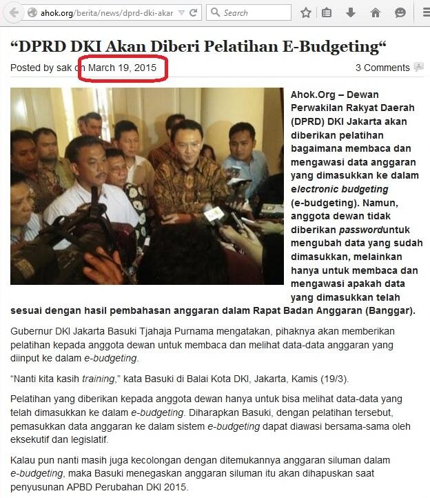 Fakta Dibalik Ahok Jadi Kepala Daerah Terbaik se-Indonesia