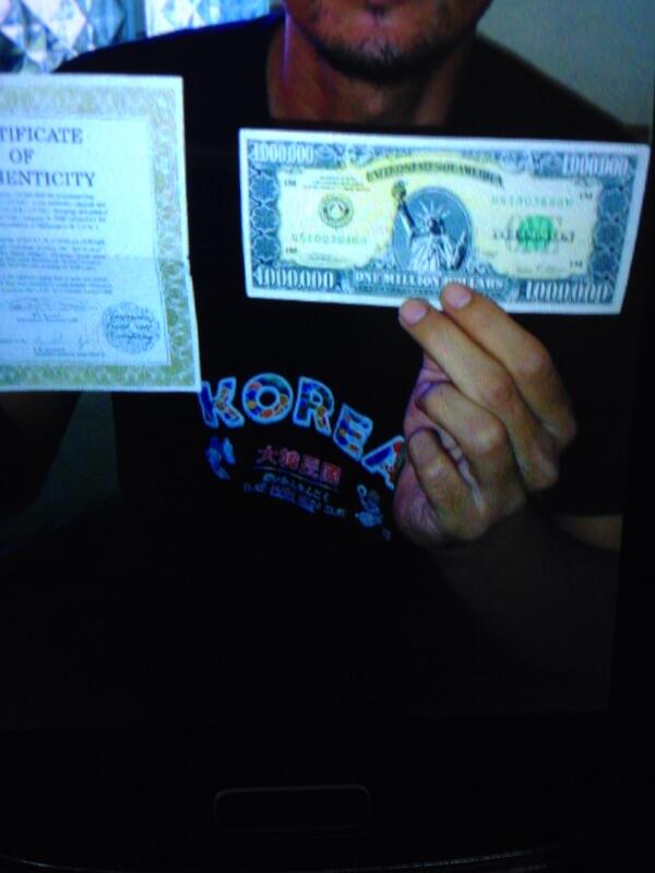 (ASK) 1000000$ real or fake