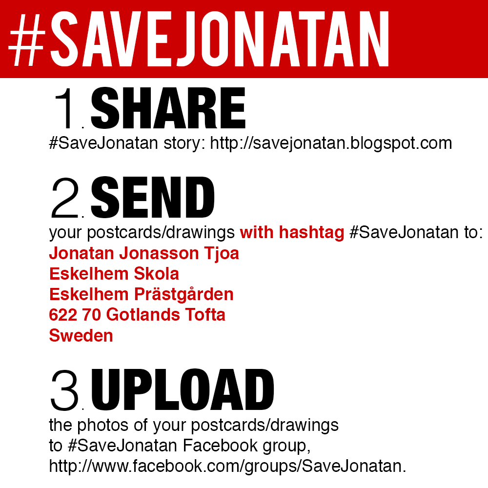 #SaveJonatan (REUNITE JONATAN WITH HIS MOTHER)