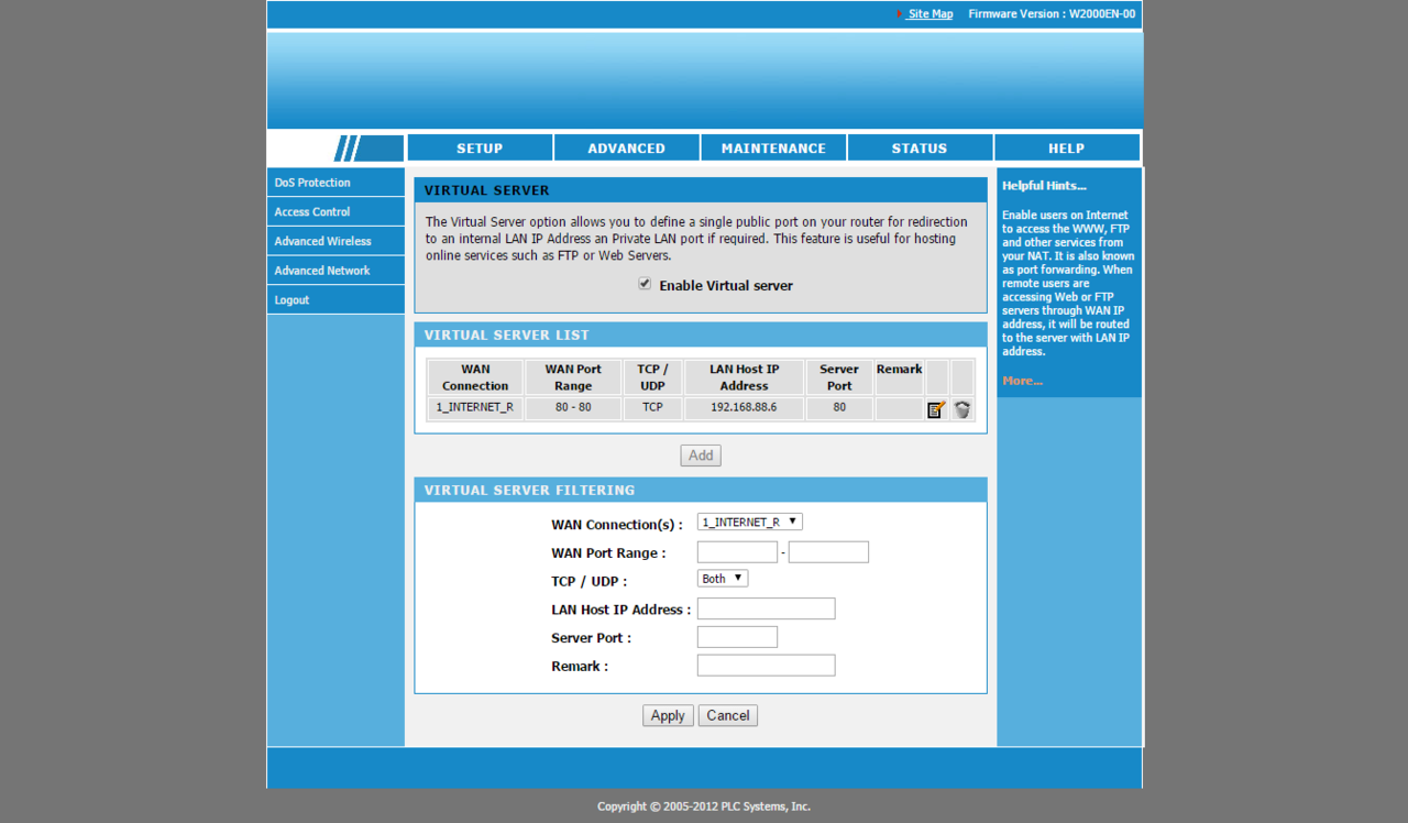 HELP! bantu ane port forwarding pake router/modem bawaan biznet (max3)