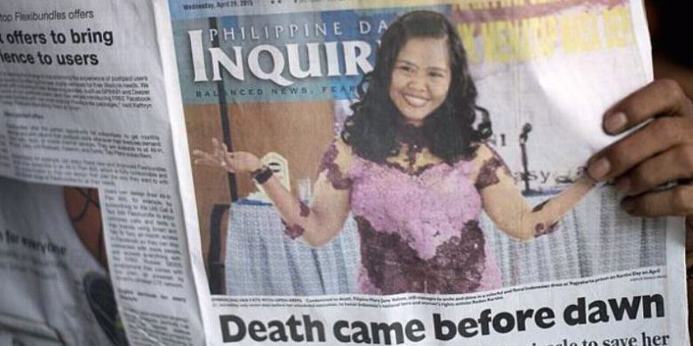 Walau tidak jadi di eksekusi mati mary jane tewas duluan di filipina
