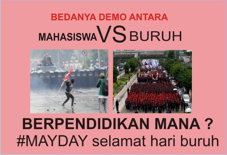 BURUH LEBIH BERPENDIDIKAN DARI MAHASISWA