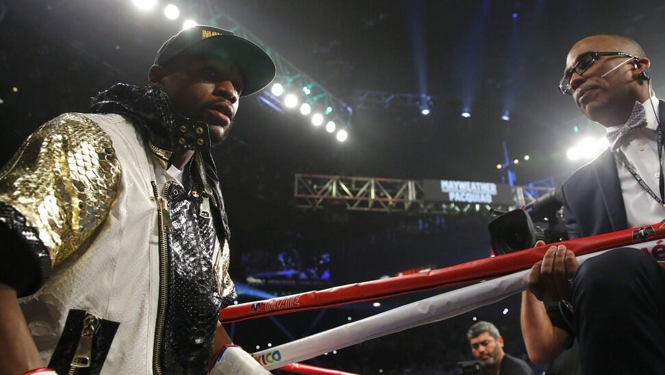 Foto-Foto Terbaik Laga Mayweather Jr. vs Pacquiao
