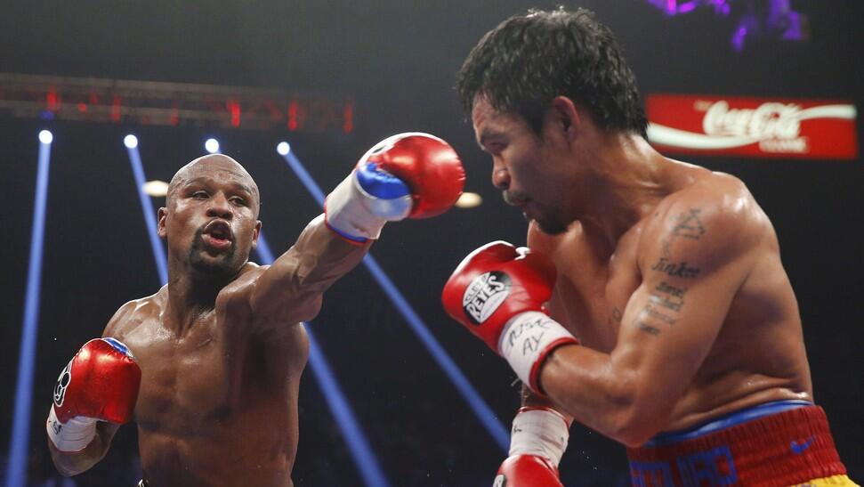 Foto-Foto Terbaik Laga Mayweather Jr. vs Pacquiao