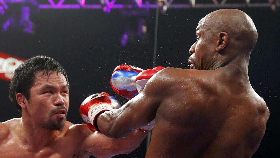 Foto-Foto Terbaik Laga Mayweather Jr. vs Pacquiao
