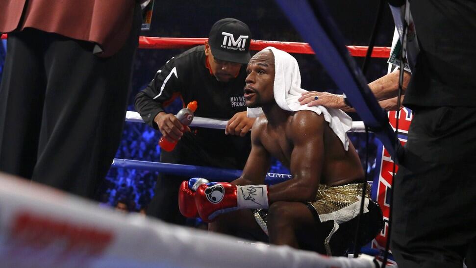 Foto-Foto Terbaik Laga Mayweather Jr. vs Pacquiao