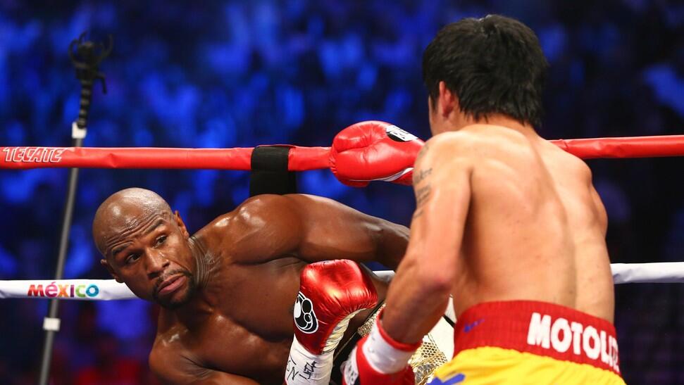 Foto-Foto Terbaik Laga Mayweather Jr. vs Pacquiao