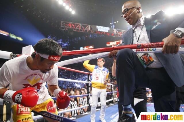 Foto-Foto Terbaik Laga Mayweather Jr. vs Pacquiao