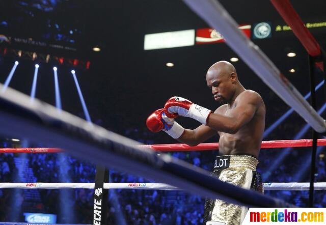 Foto-Foto Terbaik Laga Mayweather Jr. vs Pacquiao
