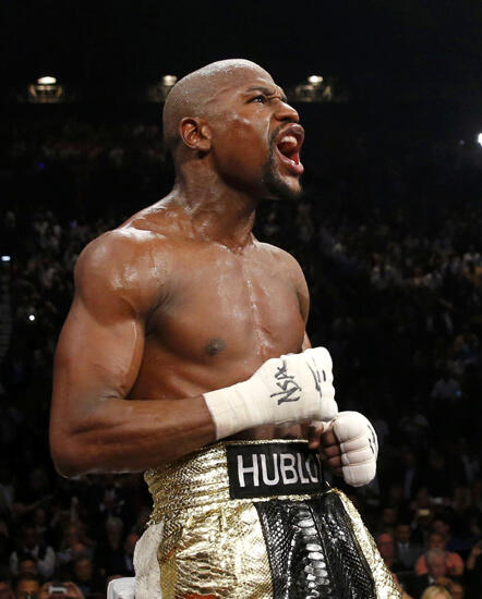 Foto-Foto Terbaik Laga Mayweather Jr. vs Pacquiao