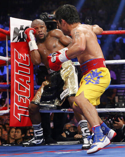 Foto-Foto Terbaik Laga Mayweather Jr. vs Pacquiao