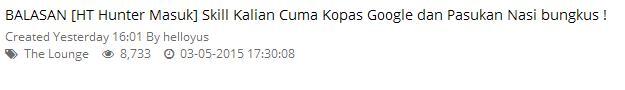 Kayaknya 2 Kubu Kaskuser Di Mari Bakalan Perang Bray