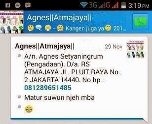 yang kenal penipu atas nama AGNES SETYANINGRUM total 1,2 M .. 