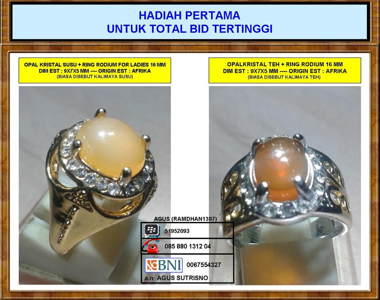 LELANG BATU + RING #23 PHANTOM, SAFIR, PIRUS, MYSTIQ, END SENIN 04-05-2015 22.15 WIB