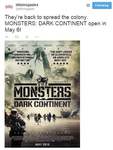 &#91;Official Thread&#93; Monsters : Dark Continent | 2014