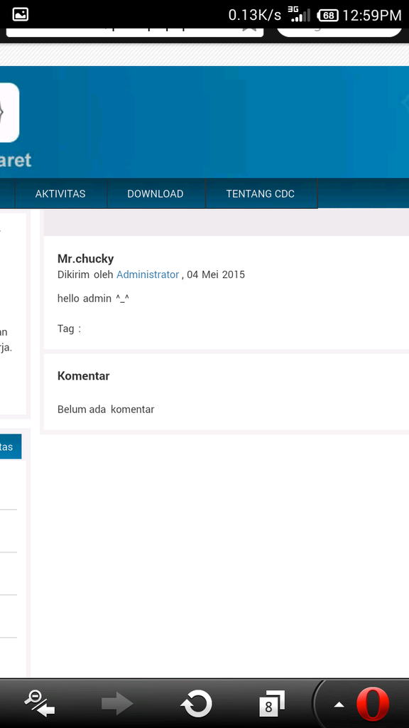 WEB PENCARI KERJA CDC UNS SURAKATA DI HACK CIREBON CYBER CRIME 