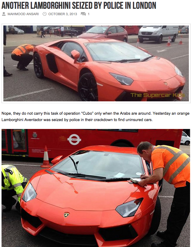 &#91;Good Job&#93; Ini Sanksi Pengemudi Lamborghini yang Ogah Pasang Nopol Depan