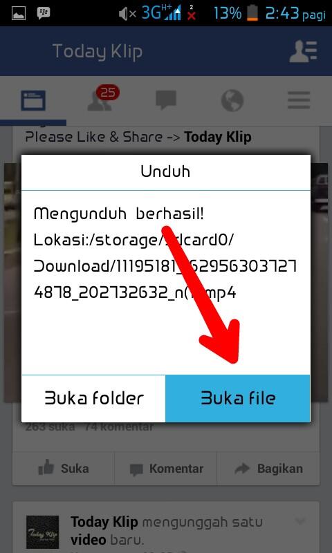 Download Video Di Facebook Gratis Tanpa Quota
