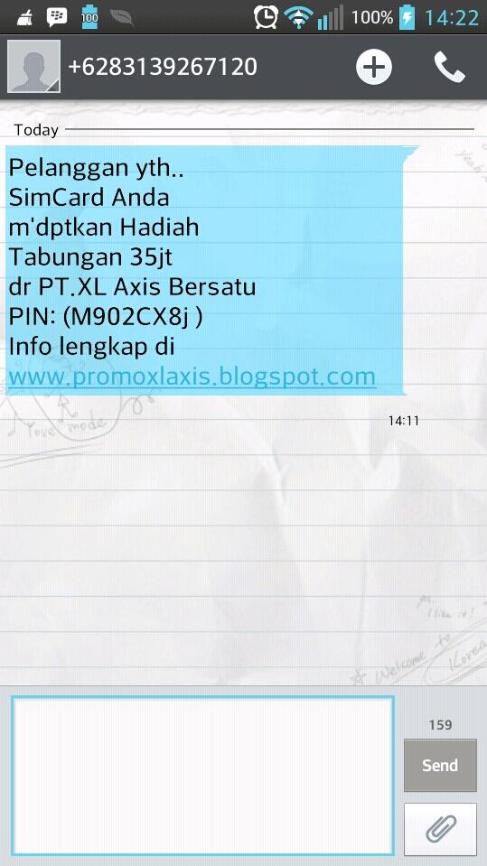 HATI2 PENIPUAN SMS (yang punya pengalaman yang sama bisa di share)