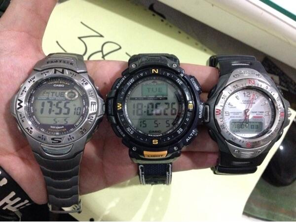 Terjual JUAL CASIO PROTREK PRG-40, PRW-100TJ & SEA 