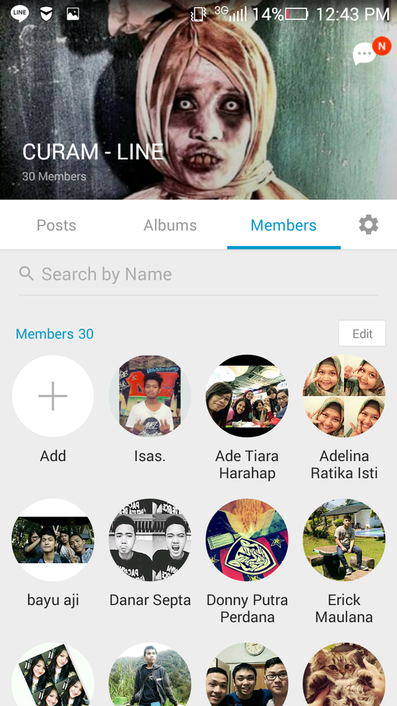 CURAM (Curhat Seram) is back! (Line Group)