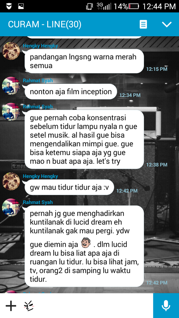 CURAM (Curhat Seram) is back! (Line Group)