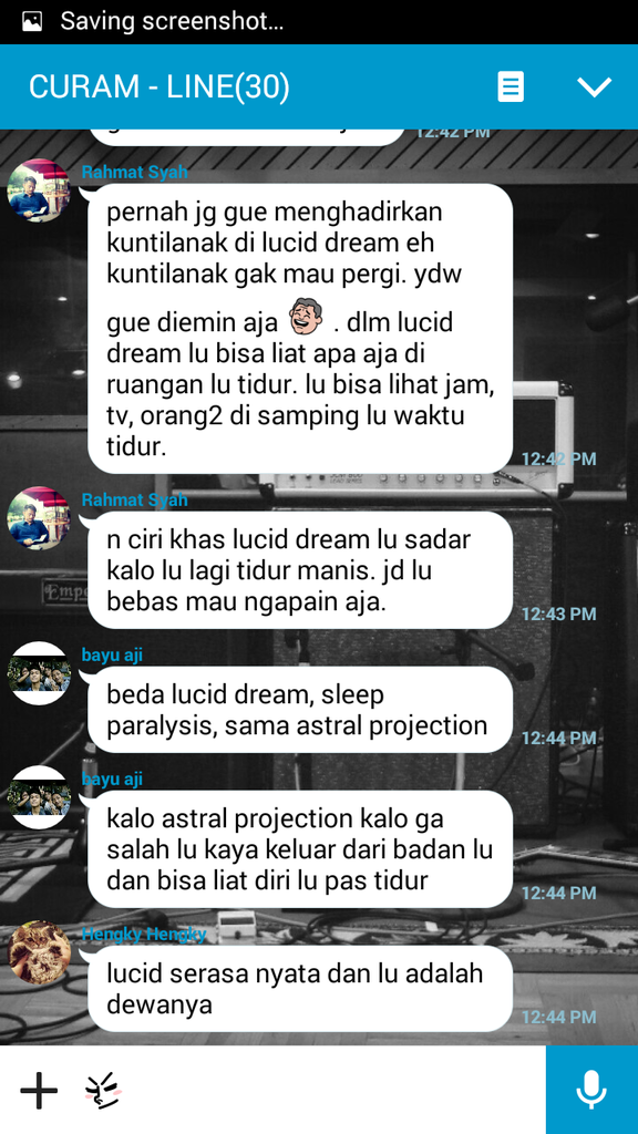 CURAM (Curhat Seram) is back! (Line Group)