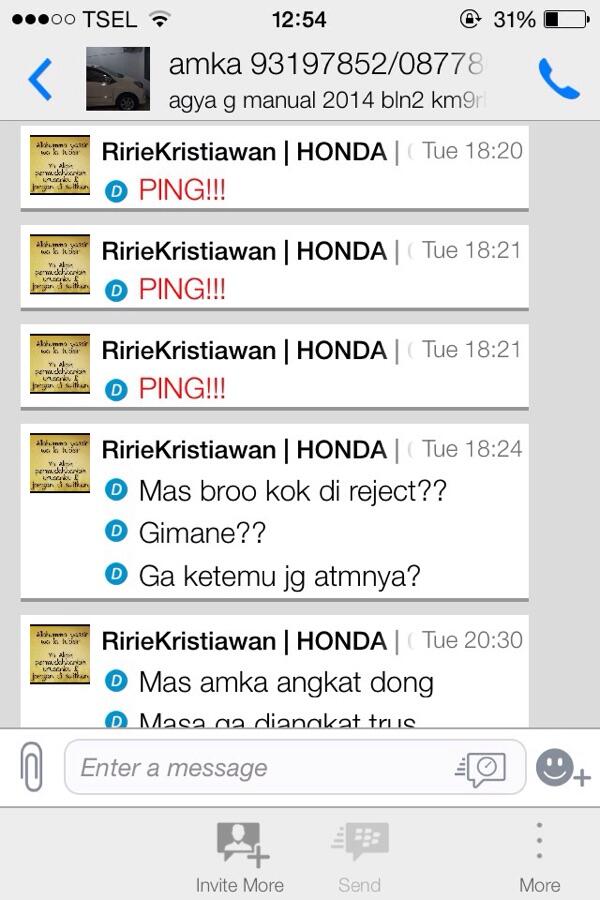 BEWARE PENIPU MOBIL BEKAS!!