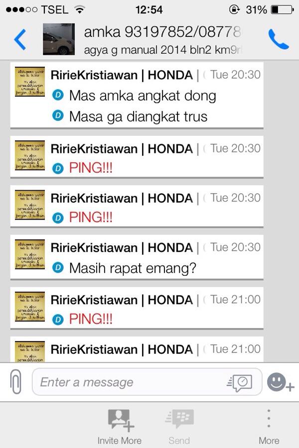 BEWARE PENIPU MOBIL BEKAS!!