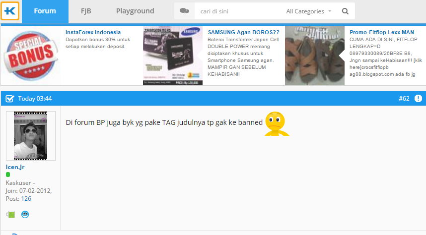 Lihatlah yang ia lakukan secara utuh, bukan hanya dari kesalahannya ( davinof )