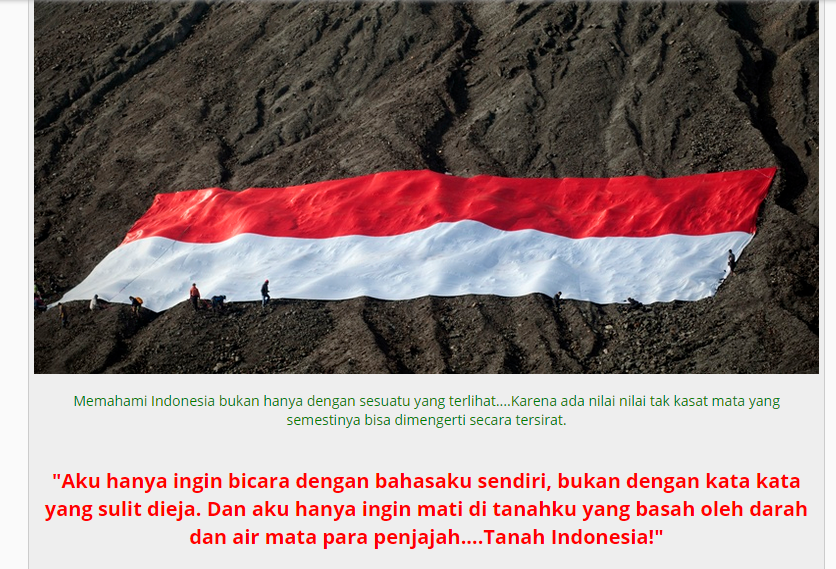 Lihatlah yang ia lakukan secara utuh, bukan hanya dari kesalahannya ( davinof )