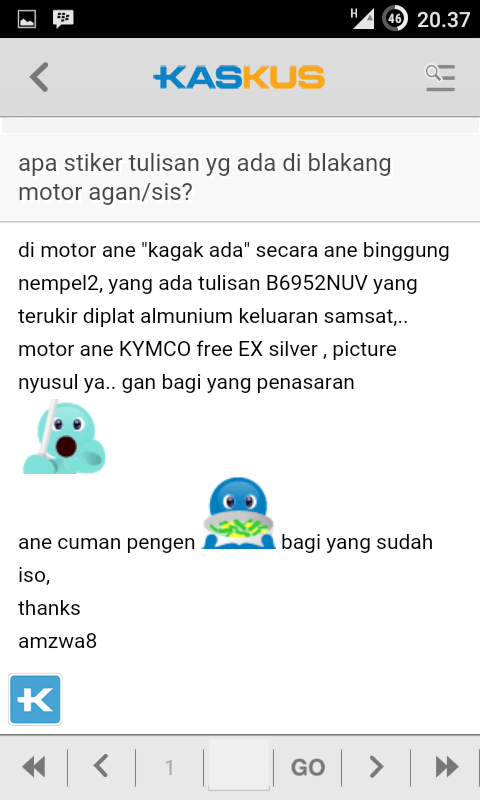 Kumpulan Tulisan Stiker  Belakang motor  yang KASKUS