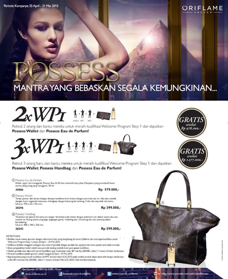 Dapatkan kesempatan menghasilkan uang yang unik bersama Oriflame,