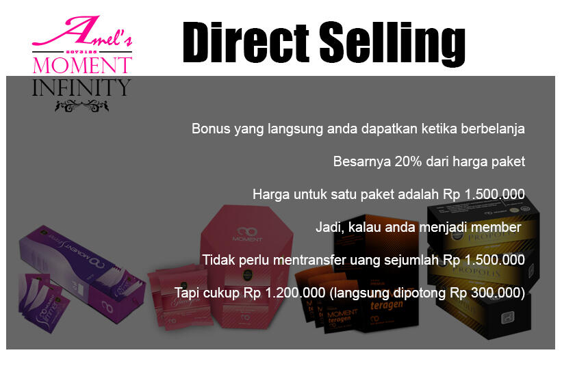 Informasi Seputar Join Member MOMENT - Amel Moment Infinity