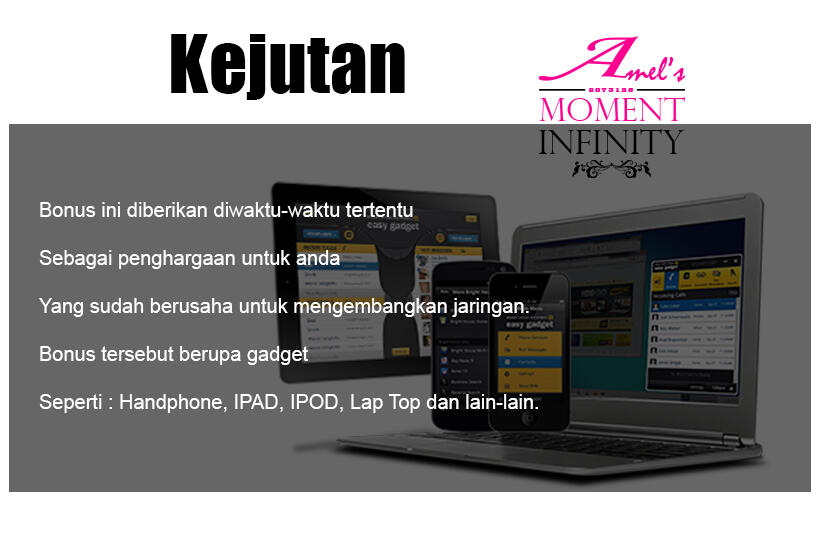 Informasi Seputar Join Member MOMENT - Amel Moment Infinity