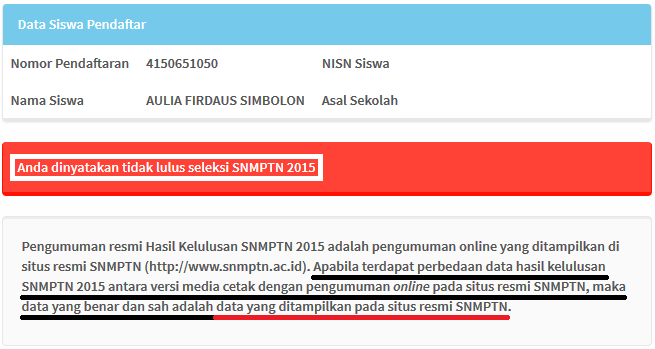 Nggak Lulus SNMPTN; Ada Saran?