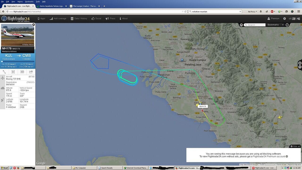 iseng-iseng ke flightradar nemu ginian