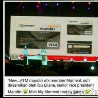 Bank Mandiri Launching ATM berlogo Moment, Mantabs