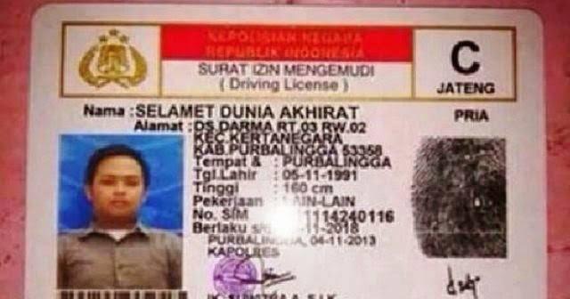 Berbagai macam nama lucu dan unik yang bisa buat kita tertawa