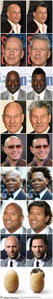 KALO AKTOR GUNDUL DIKASI RAMBUT.....KEREN APA JADI CULUN COBA CEKIBROT DOLO