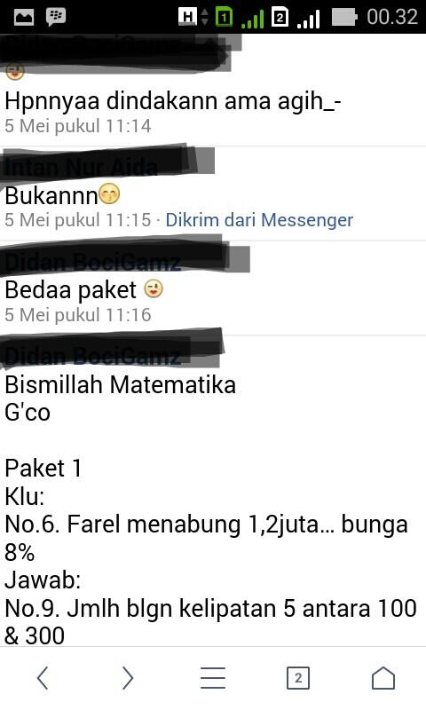 ini lah yang terjadi kepada adik adik kita saat ujian nasional tempo hari