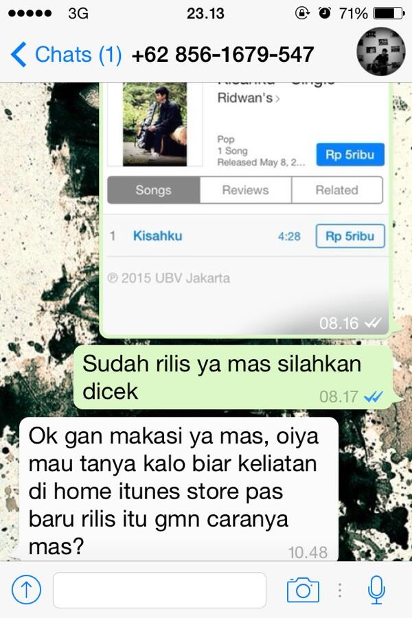 Jasa Upload/Jual Lagu ke iTunes, Path, etc MURAH!!!