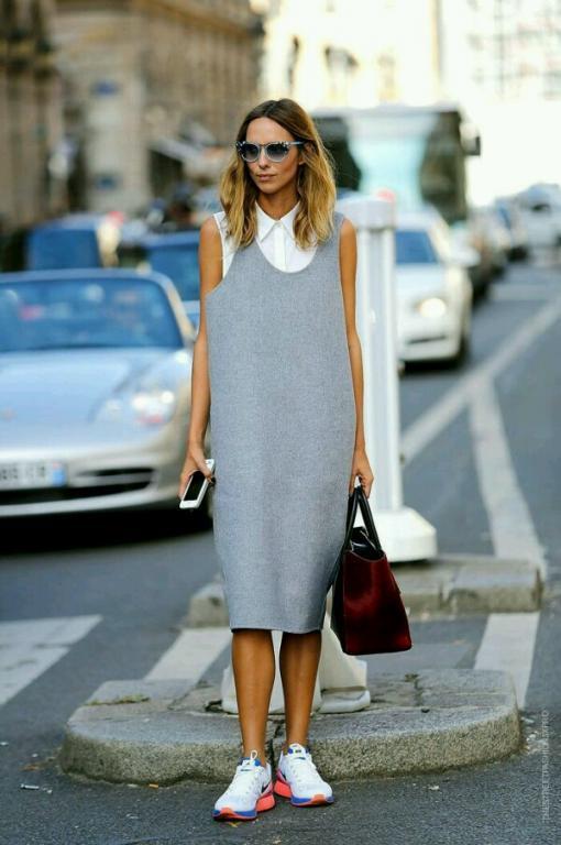 [Pecinta Fashion] Memadukan Dress Dengan Sneakers: KEREN! 