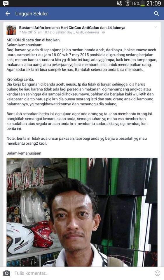 (HELP) Jika bertemu orang ini,tolong bantu dia!!!