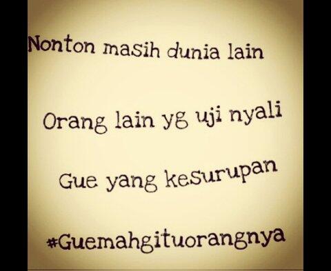 MEME &quot;GUA MAH GITU ORANGNYA &quot;